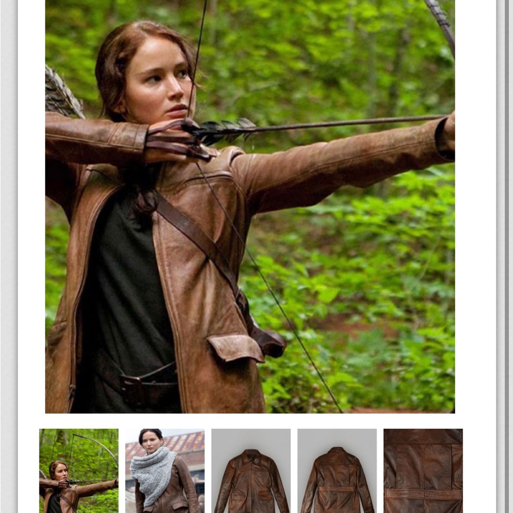 Vintage Brown Leather Jacket with Classic Design